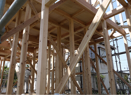 揺るぎない耐震性