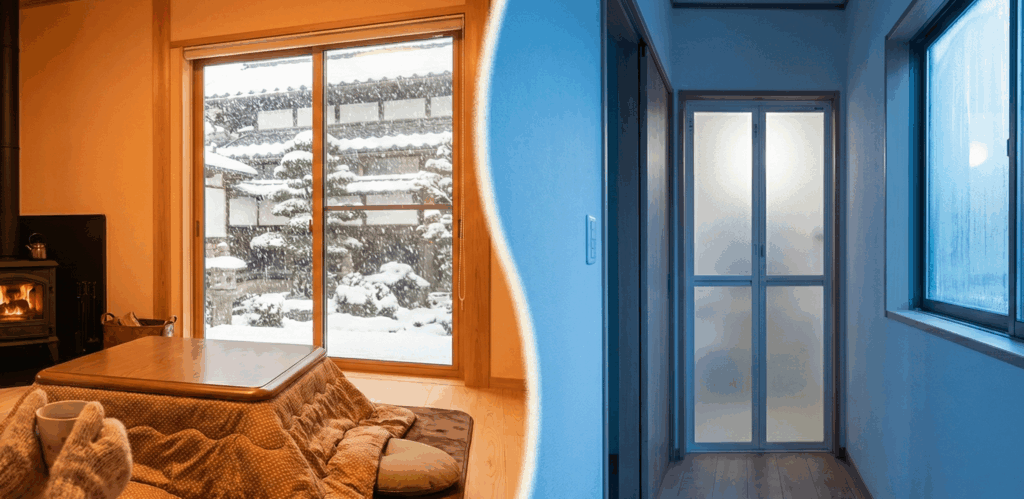 鳥取の冬の住宅におけるヒートショック対策！断熱改修と暖房計画で快適な暮らし