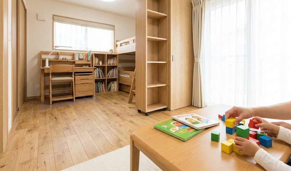 子供部屋の広さと間取り、収納計画