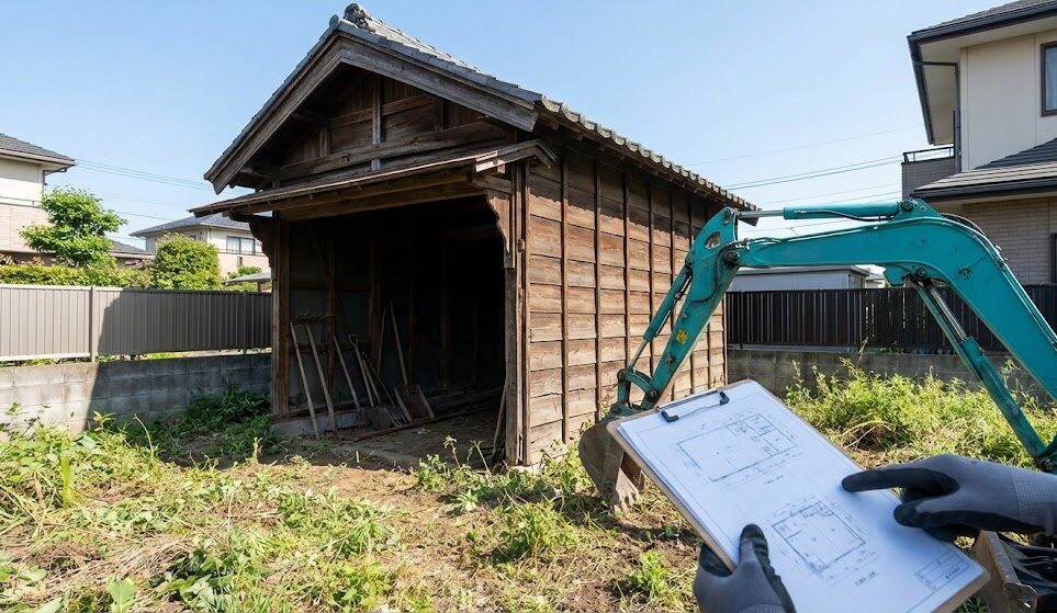 家まわりの倉庫解体！撤去物と費用確認、業者選びの注意点
